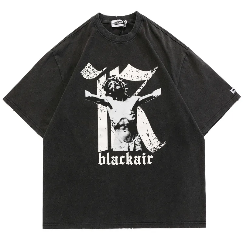 

Men Hip Hop T Shirt Streetwear Letter Graphic Print Gothic T Shirts 2022 Harajuku Vintage Summer Cotton Short Sleeve Tops Tees