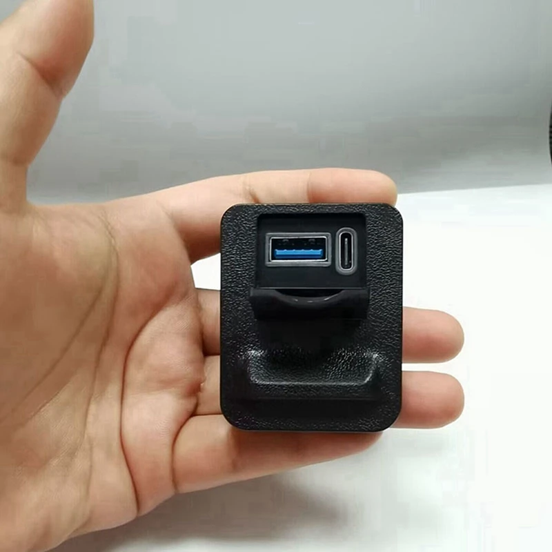 2 шт. автомобильные USB-адаптеры для зарядки задних сидений QC 3 0 D Тип C