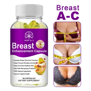 HFU Breast Enhancement Capsules Breast Growth Increase Breast Size&Firmness Improve Vaginal Problems