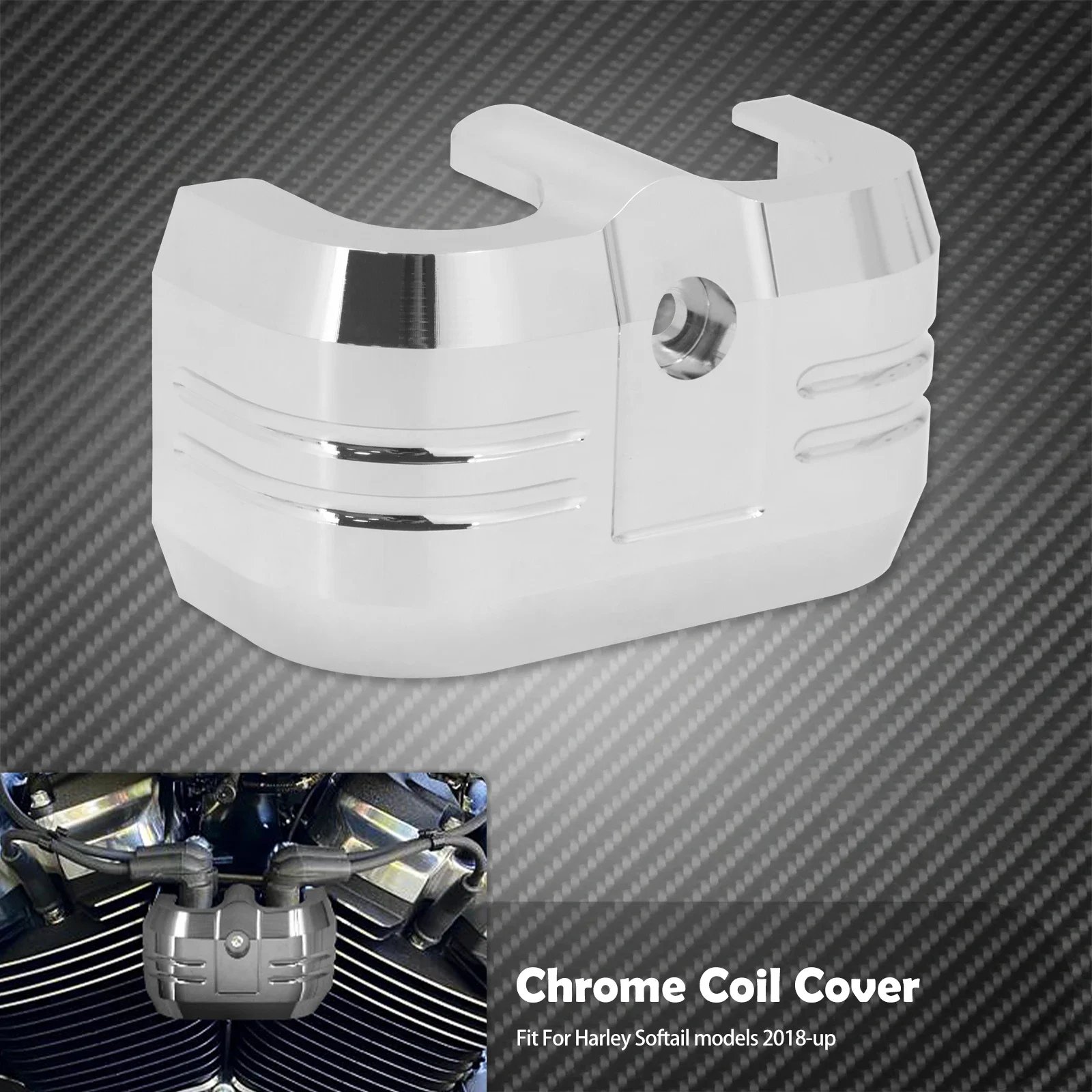 

Накладка на катушку зажигания мотоцикла для Harley Softail Breakout Fat Bob 114 FLFBS Street Bob Low Rider Slim Standard FLSB 18-Up