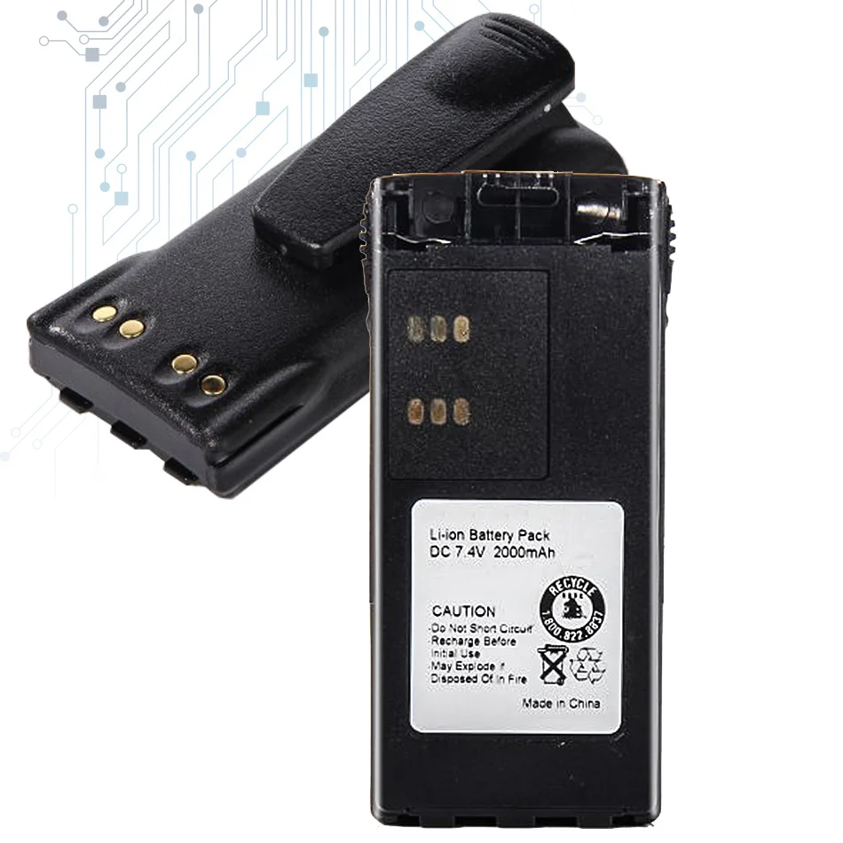 

Battery HNN9013 (GP340) 2000mAh for Motorola GP320, GP328, GP338, GP340, GP360, GP380 Walkie Talkie Batteria