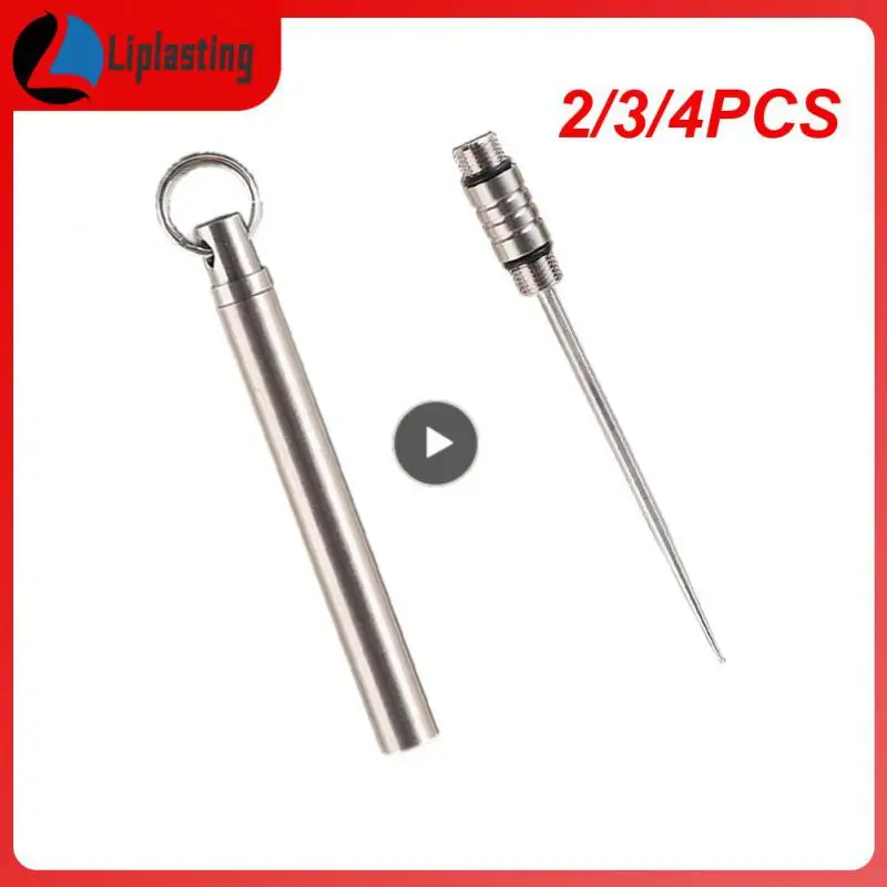 

Portable Corrosion-resistant Titanium Alloy Toothpick Integrated Toothpick Cartridge Outside Ultralight Durable Clean Toothpick