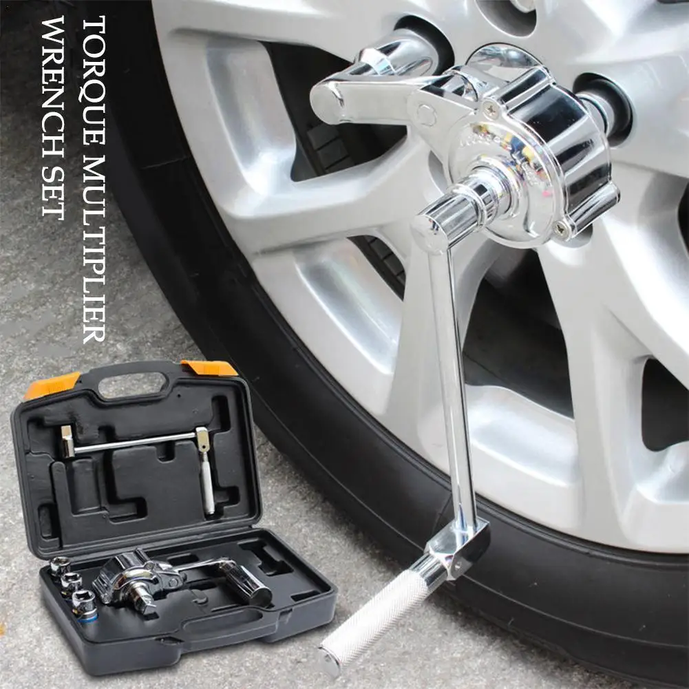 

1/2" Torsional Torque Multiplier Wrench Lug Nut Remover Car Tire Disassembly Labor Saving Spanner Lug Nut Lugnuts Remover