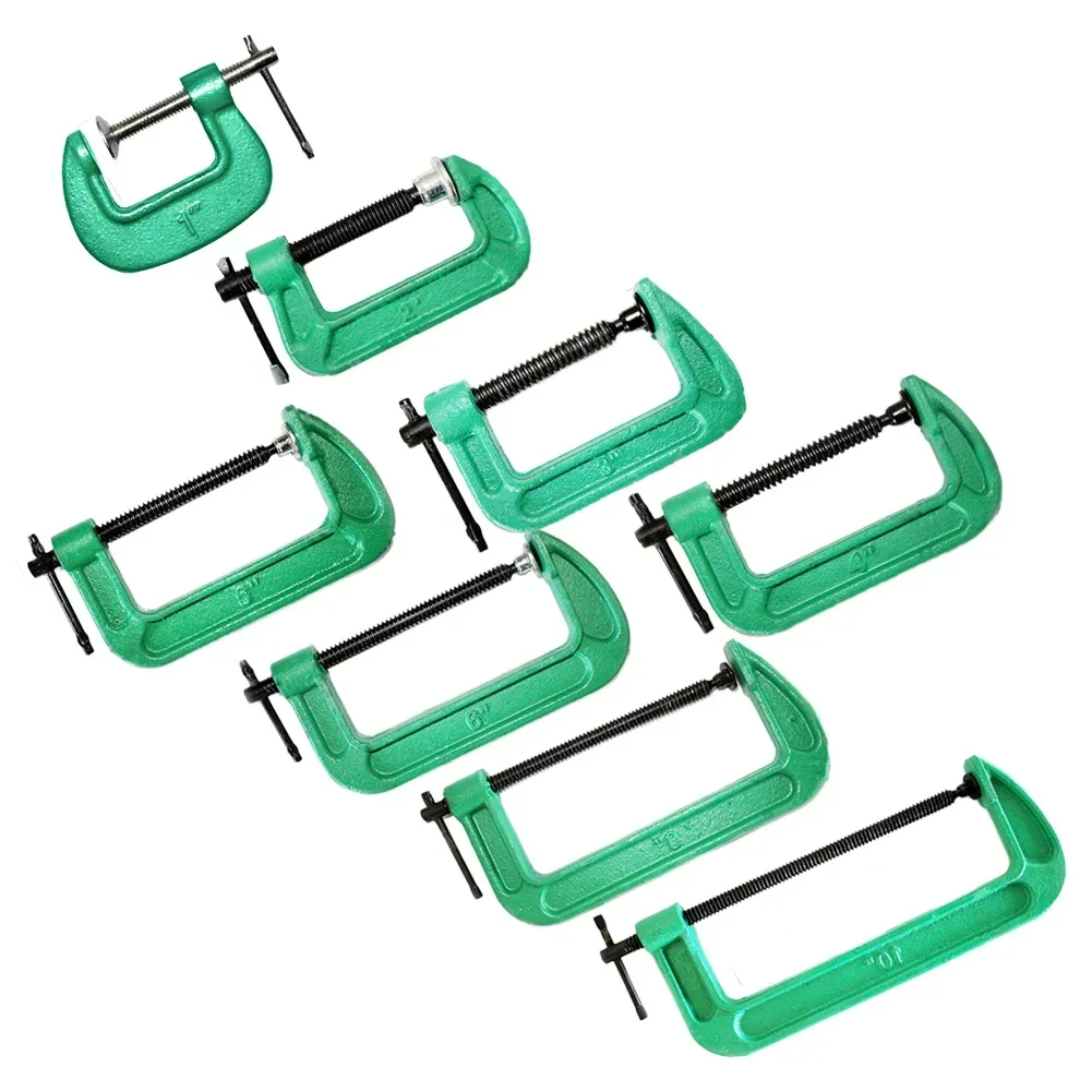 1-10 дюймов G-образный зажим деревообрабатывающий арматура Железный крепкий