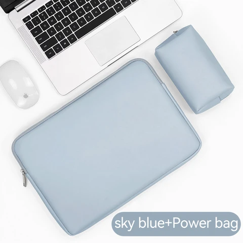 Чехол для ноутбука с сумкой питания для Macbook Air & Pro, чехол для Lenovo Dell 13,3 14 15 15,6 16 17 дюймов, ударопрочный чехол для ноутбука