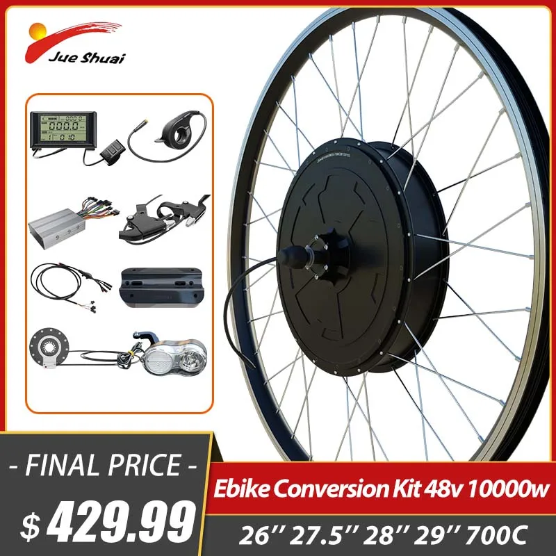 Rear Drive Ebike Kit Conversion 48V 500W 1000W Motor Wheel 2