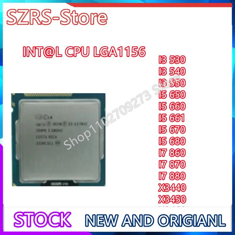 

Int @ l I3 530 540 I5 650 670 680 I7 860 870 880 X3450 3460 3480