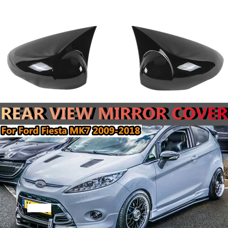 

Rear View Mirror Cover For Ford Fiesta MK7 2009-2018 M Style Side Mirror Covers Caps Case Cover Accessories Add On
