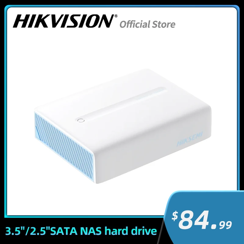 

Hikvision 12TB NAS Storage S1 Personal Cloud Network Storage organization Mobile Hard Disk Case Expansion Box Home server Device