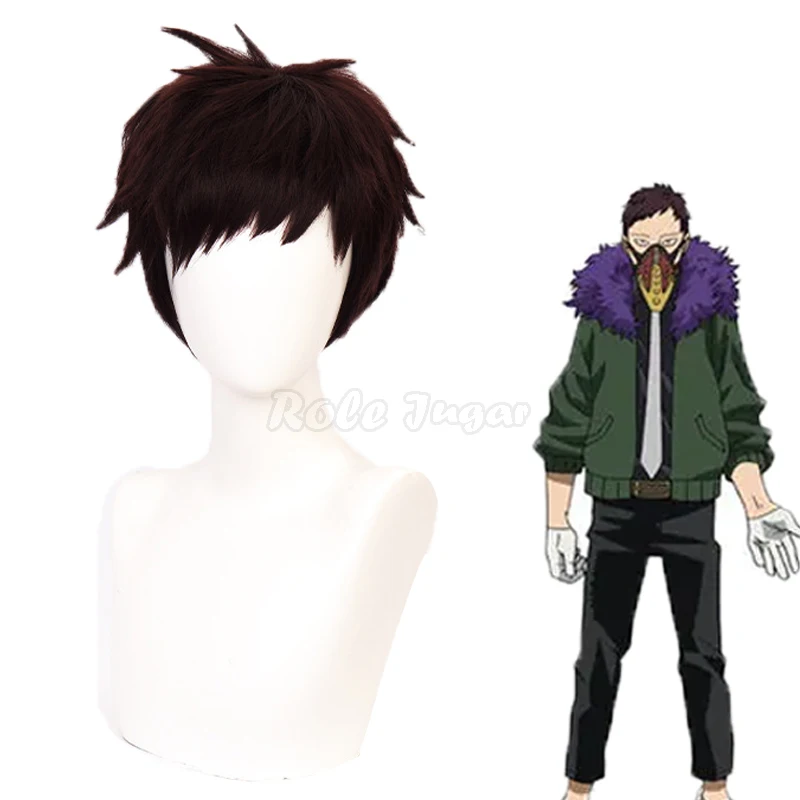 

My Hero Academia Overhaul Chisaki Kai Short Wig Cosplay Costume Boku No Hero Academia Heat Resistant Hair Party Wigs C126X71