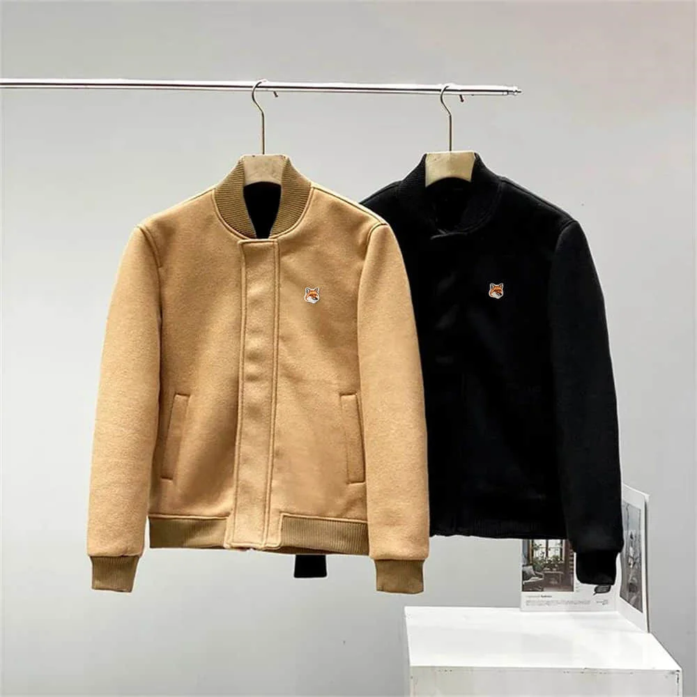 

Мужская винтажная куртка-талисман с вышитым логотипом