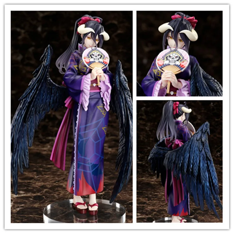 26cm Anime OVERLORD Figure Wedding dress albedo PVC Action Toys Collectible model toys kid gift | Игрушки и хобби