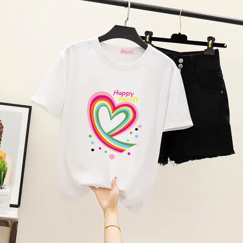 

Fashion T-shirt Women t shirt Summer Cotton t-shirt Women Tops Causal t-shirts one