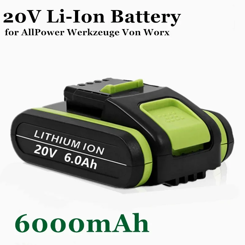 Литий-ионный аккумулятор Worx 20 В 6 0 Ач подходит для всех электроинструментов WX292