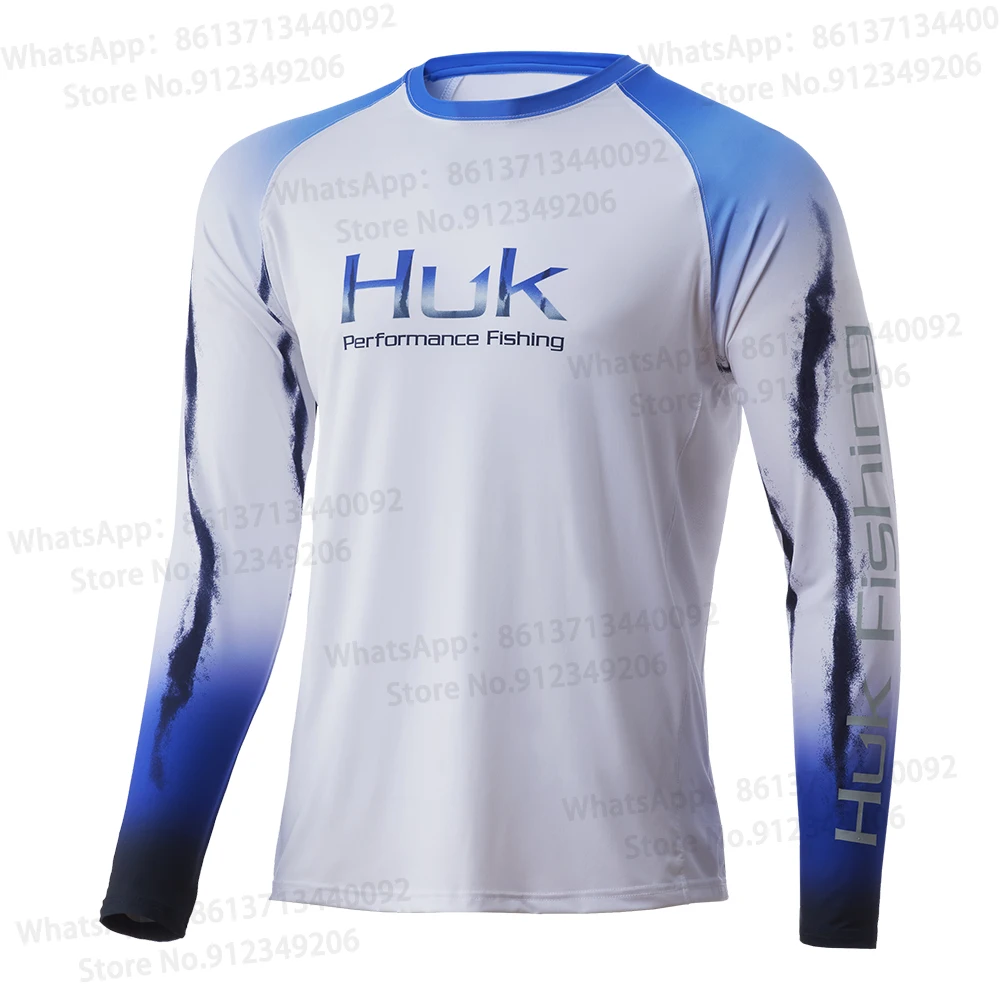 Рубашки для рыбалки с длинным рукавом мужские свитшоты УФ-защитой дышащая одежда