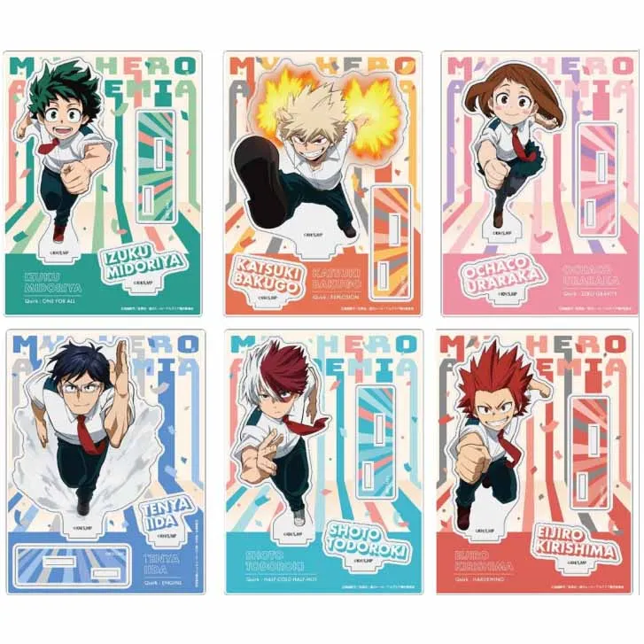

My Hero Academia Anime Figure Midoriya Izuku Uraraka Ochaco Anime Acrylic Stand Models Action Toy Figures Ornaments Toys Gifts