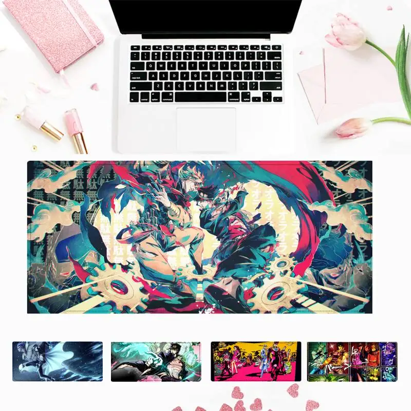 

Durable JoJo Bizarre Adventure Mouse Pad PC Laptop Gamer Mousepad Anime Antislip Mat Keyboard Desk Mat For Overwatch/CS GO