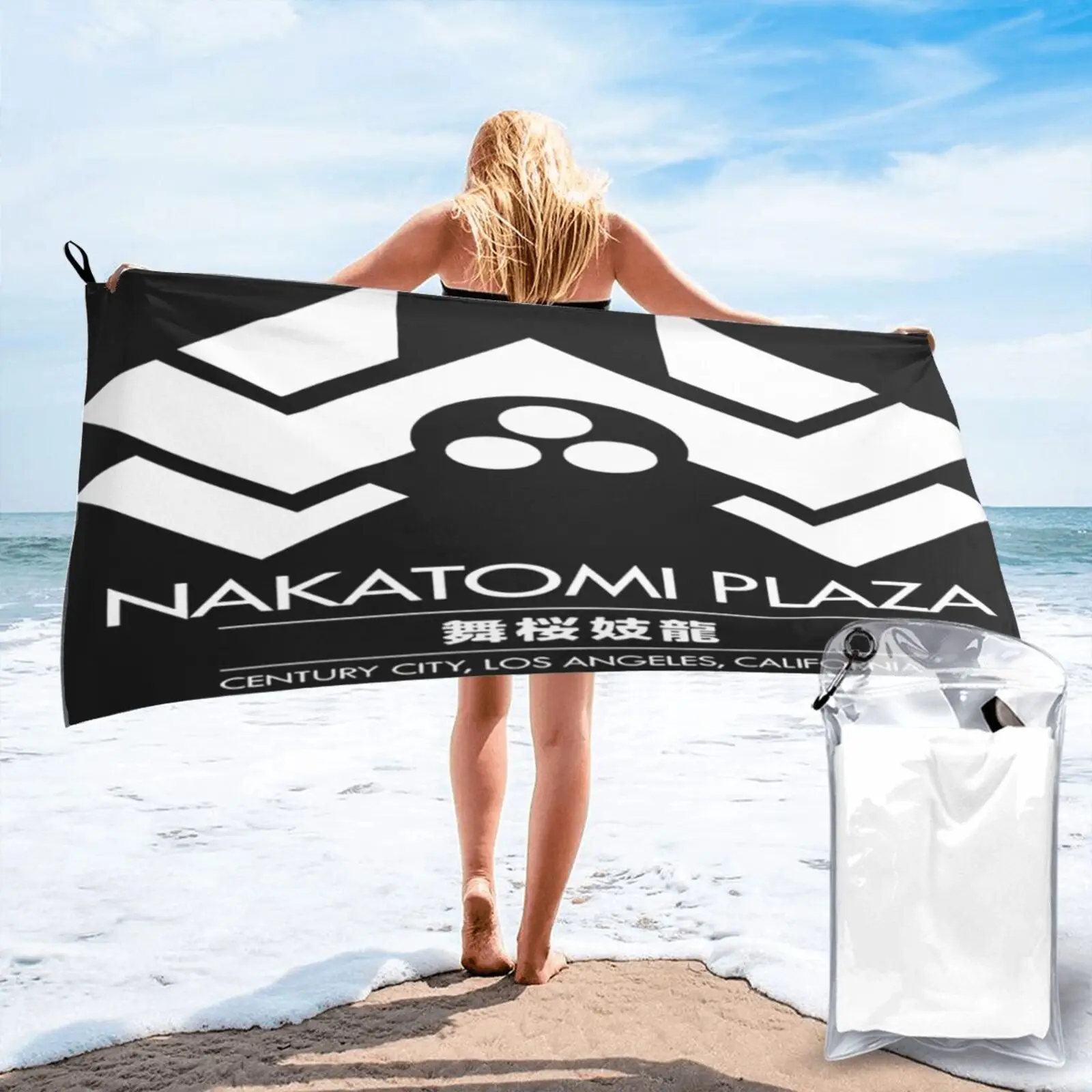 

Nakatomi Plaza Die Hard, пляжное полотенце Брюса Виллиса Xxl, пляжное полотенце, Большое банное полотенце для дома и душа, Большое банное полотенце s