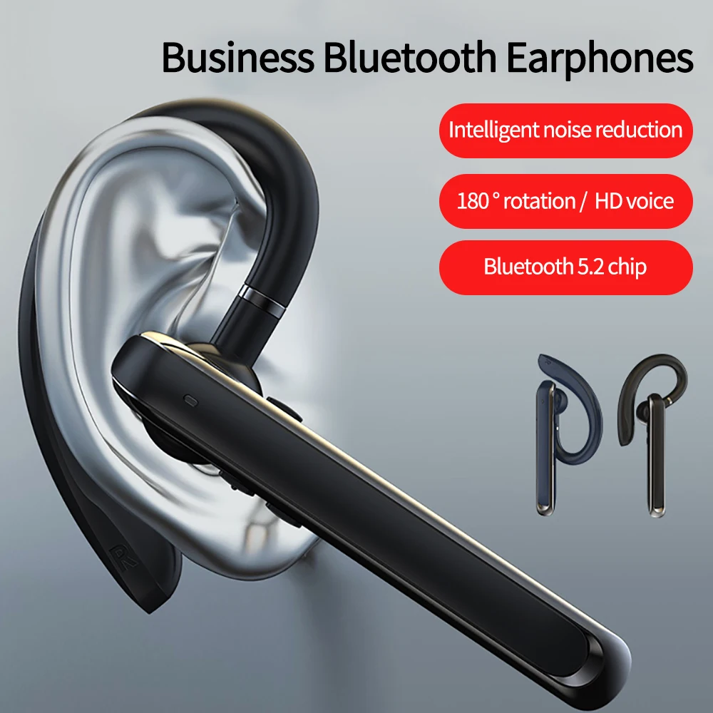 Беспроводные Bluetooth-наушники, вращающиеся на 880 °, с шумоподавлением