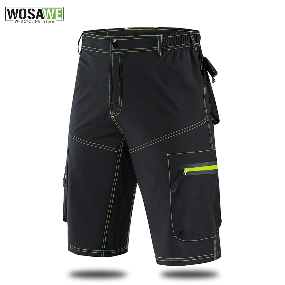 

[On Sale] WOSAWE Men's Cycling Shorts Summer Breathable Mountain Bike Shorts MTB Riding Road Mountain Bike Short Trousers