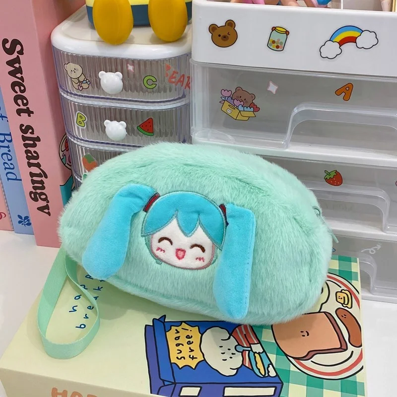 Hatsune Miku Аниме Фигурка Пенал Сакура Хацунэ Мику Косметичка Девушки Зимние Сумки