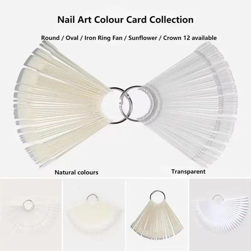 

Nail Swatches Color Card Display Chart Gel Polish Template Nail Art Tips Sample Stand Nail Polish Practice Acrylic Palette