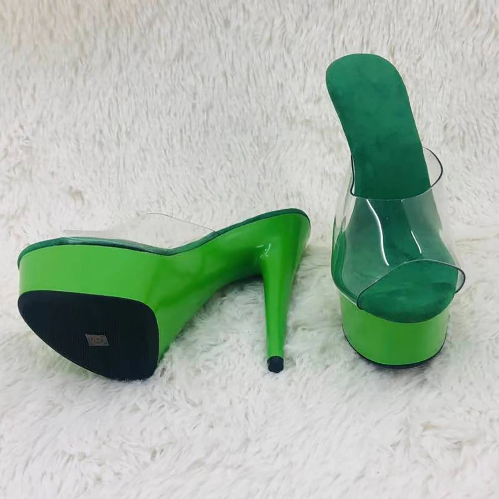 Leecab 6Inch/15cm pvc upper  High Heels  Platform Party Sexy  Exotic Pole Dancing Sandals