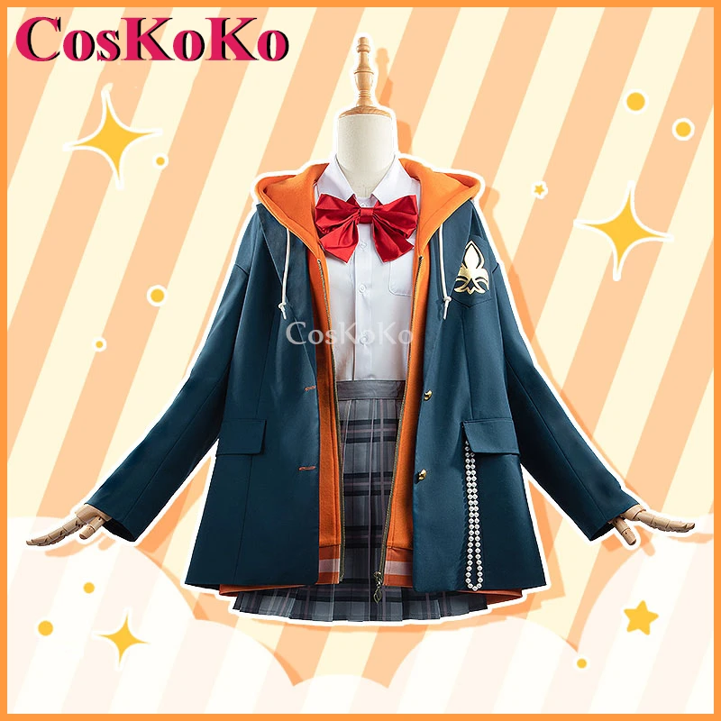 [Индивидуальный заказ] маленький костюм для косплея coskoko Ratna из аниме VTuber, милый Уникальный Повседневный костюм, Хэллоуин