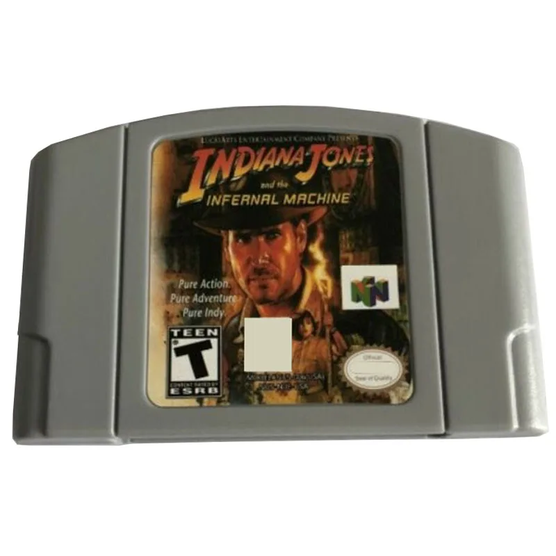 

INDIANA JONES N64 Game Card Series Is Suitable for N64 Version, American English Version and Japanese Animation Toy Gift.