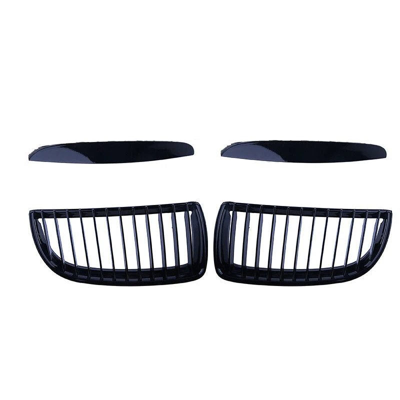 

Car Gloss Black Front Bumper Radiator Grilles Grill For-BMW 3 Series E90 E91 2005-2008 51712151895 51712151896