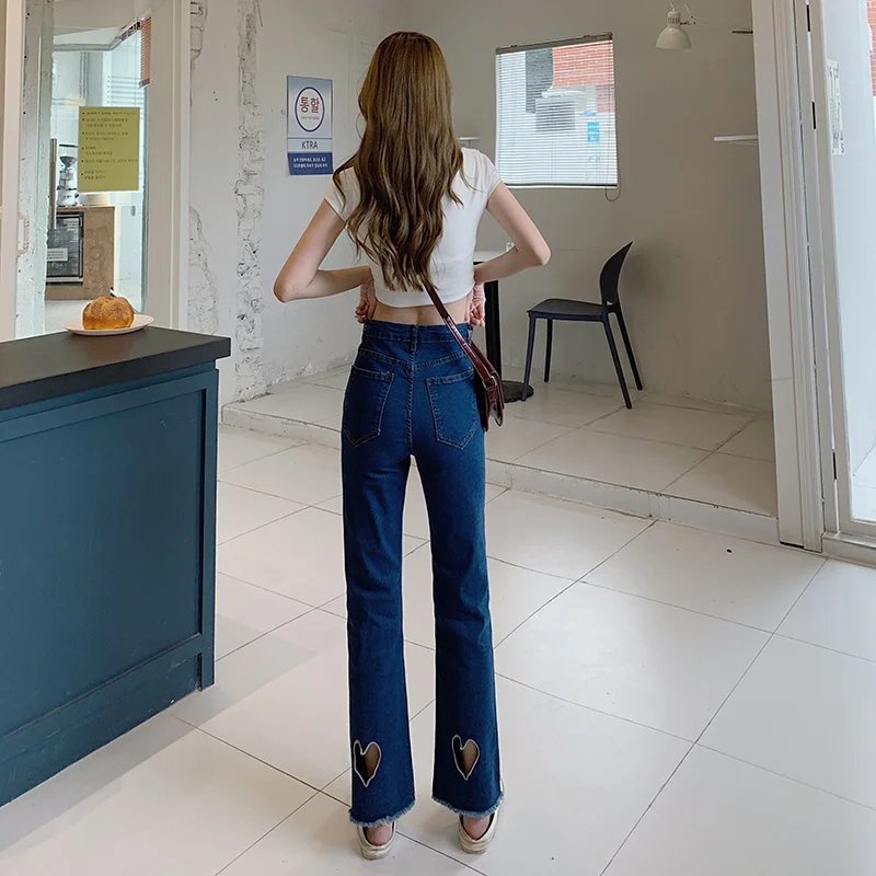 Straight Leg Jeans Woman High Waist Y2k Newjeans Baggy Jeans Women 2022 Korean Fashion Streetwear Denim Vintage Clothes Pants