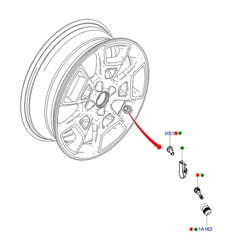 2X для FORD 2016-2019 Explorer 315Mhz датчик давления в шинах TPMS F2FT-1A180-AB F2GT-1A150-AB F2GT-1A180-AB