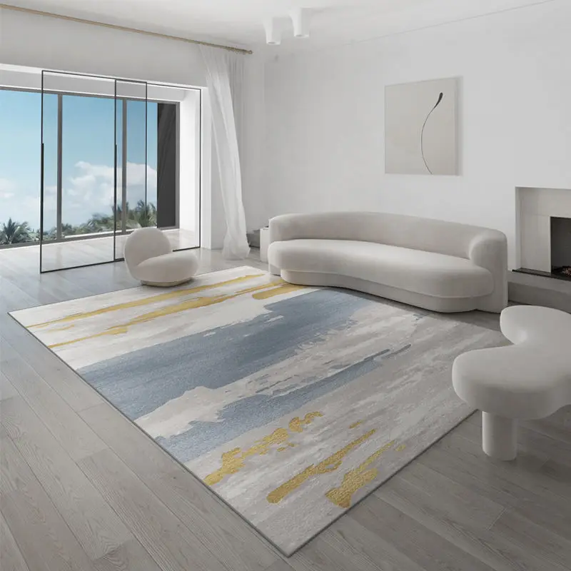 

Luxury Abstraction Carpet Living Room Lounge Rug Children Play Carpet Entrance Door Mat Nordic Bedroom Carpet Area Rug Large