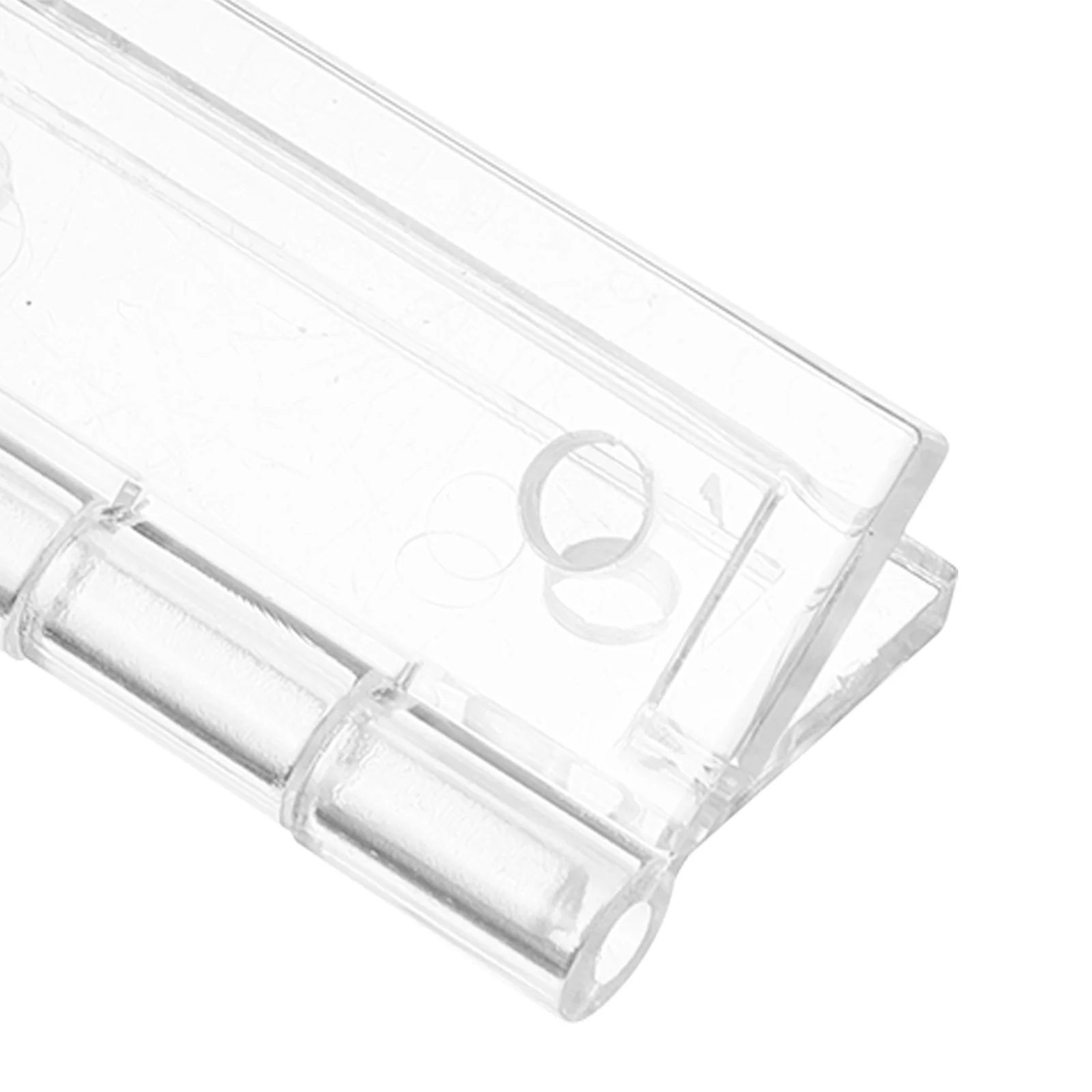 Прозрачные петли для ящика акриловые стеклянного мини-белого непрерывного шкафа