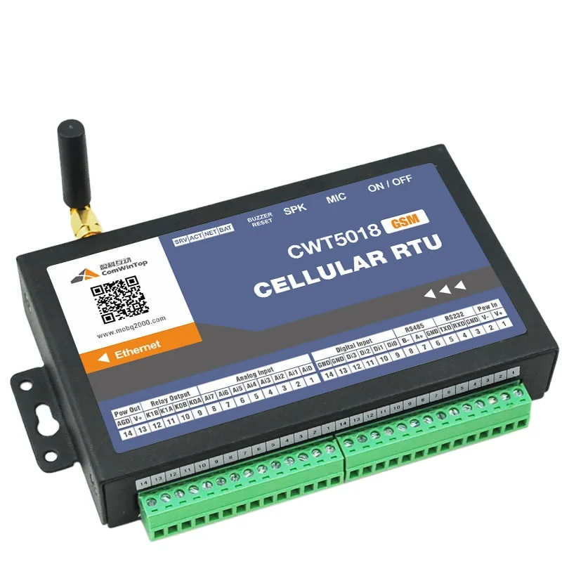 

CWT5018 M2M Iot Telemetry Scada Modbus Sms Gsm Gprs 3g 4g Ethernet Wifi Rtu Modem Module Device Controller Gateway