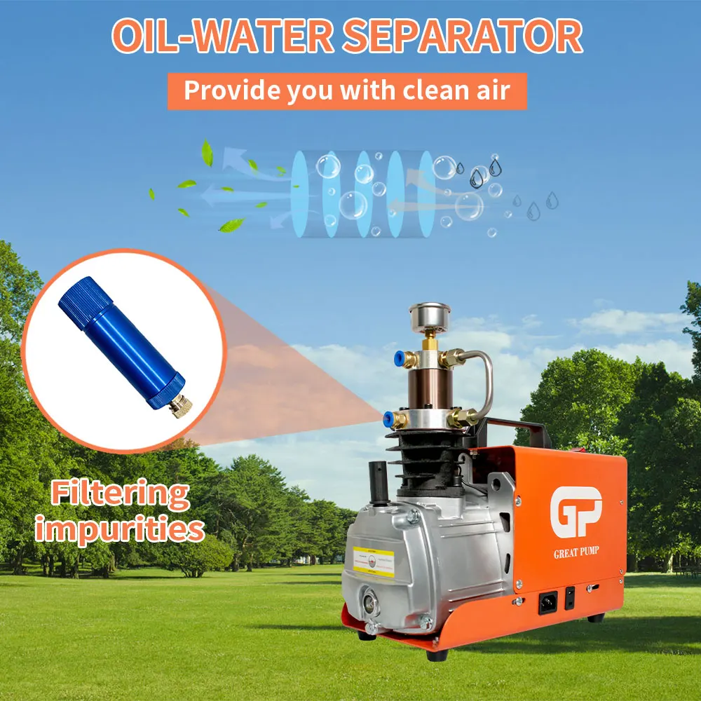 Воздушный компрессор GPES031 4500Psi 300Bar PCP