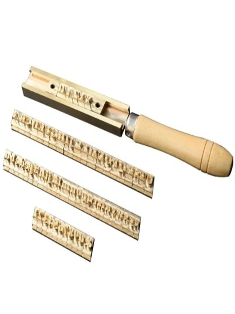 

Mobile Leather Craft Tool T Type Flexible Copper Letter Die Bronzing Tool Can Brand Stamps Emboss Alphanumerics