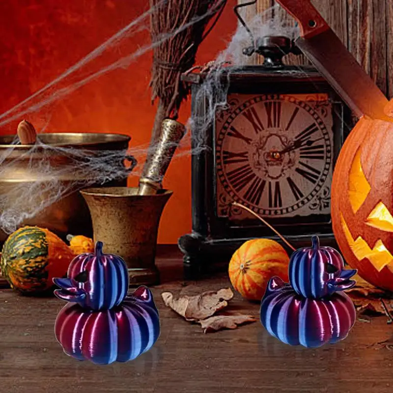 3D фигурки тыквы утки Хэллоуин печатные украшение в виде реалистичный дизайн