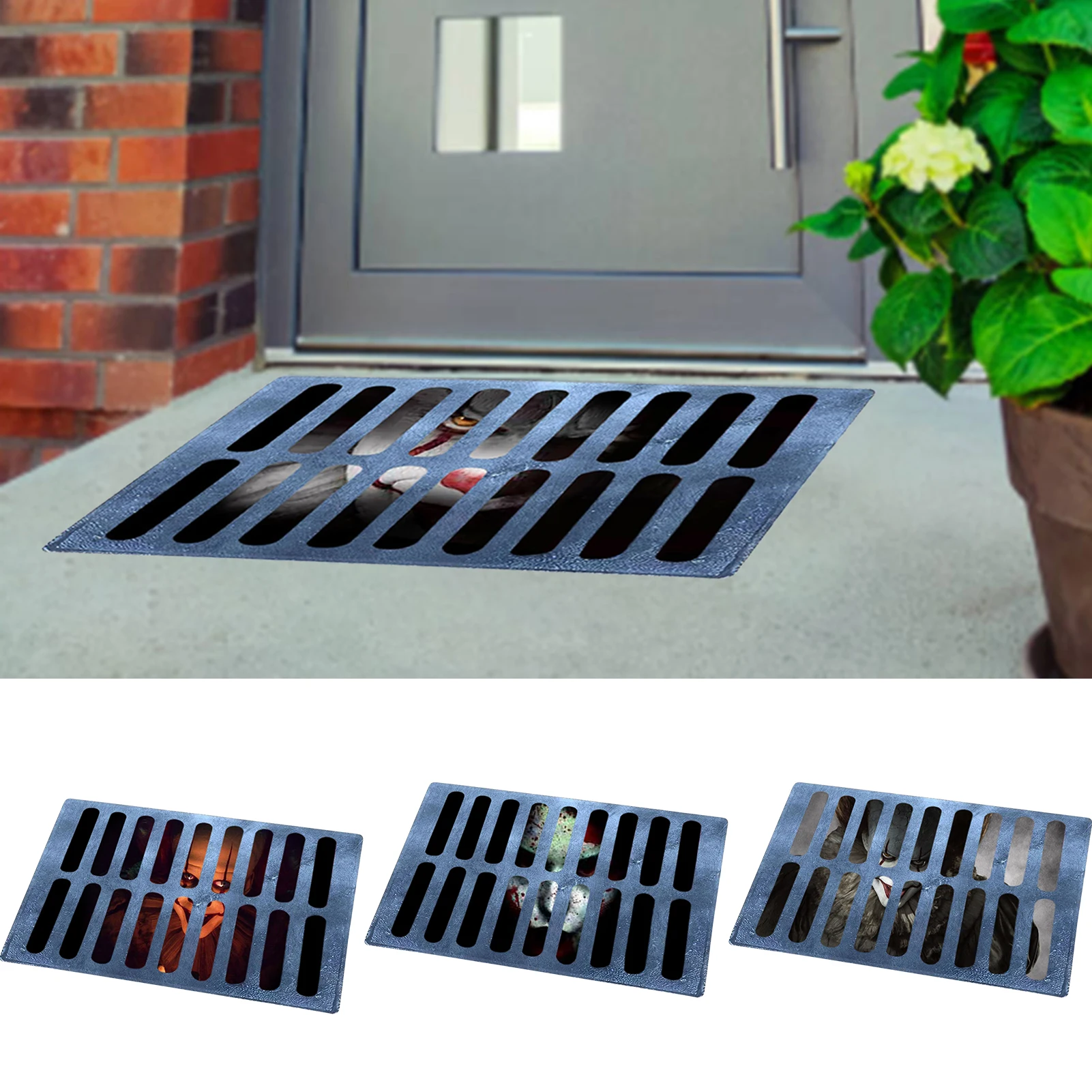 

3D искусственная ловушка для клоуна, визуальный ковер, Настенный Ковер, домашний ковер для гостиной, спальни, напольный коврик на Хэллоуин