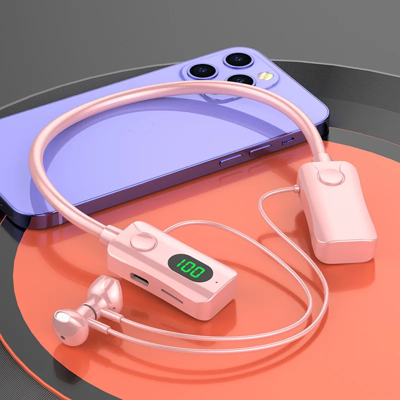 Беспроводные магнитные наушники Bluetooth 5 4 цвет в ассортименте