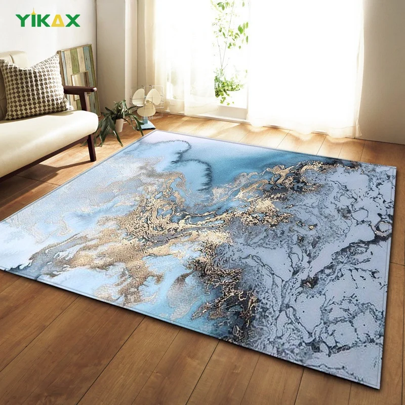 

Black White Marble Printed Bedroom Kitchen Large Carpet for Living Room Tatami Sofa Floor Mat Anti-Slip Rug Tapis Salon Dywan