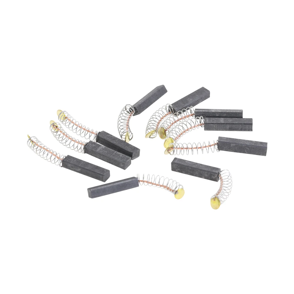 10 шт., карбоновые щётки для электродвигателей