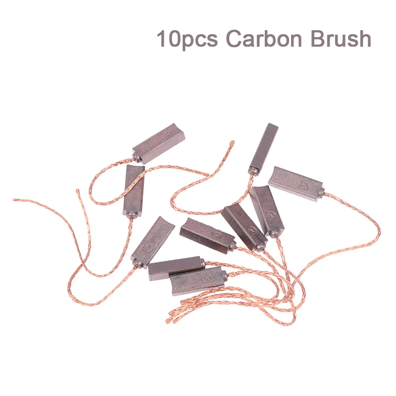 

10pcs Electric Car Vehicle Generator Regulator Carbon Brushs for New Jetta Santana Alternator Tools Copper 4*6*17mm