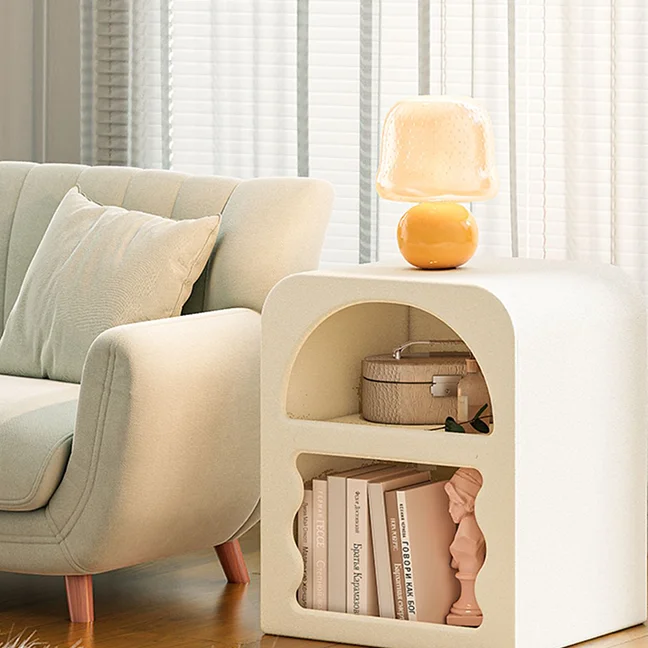 

Minimalistic Bedside Table Nightstands White Cabinet Wooden Tea Bedside Table Nightstands Shelves White Salon De Jardin Decor