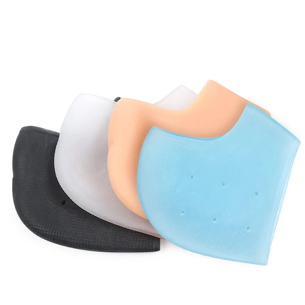 2 шт. гелевые защитные пятки силиконовые увлажняющие носки для сухие