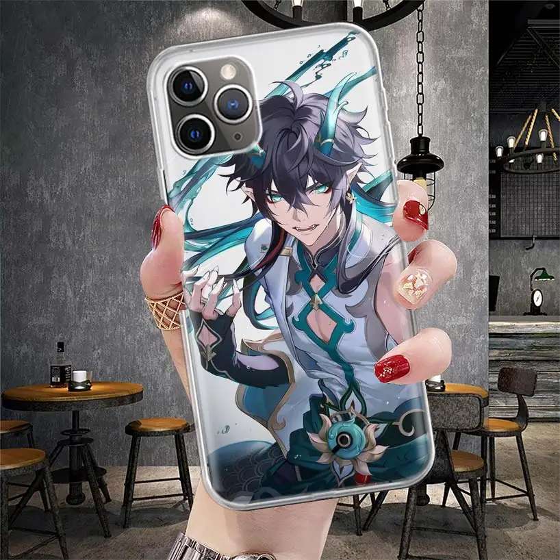 Honkai Star Rail Dan Heng мягкий чехол для телефона IPhone 11 13 16 Pro MAX 15 + 14 Plus 12 Mini X XS Apple 8 7 SE Fundas Coque
