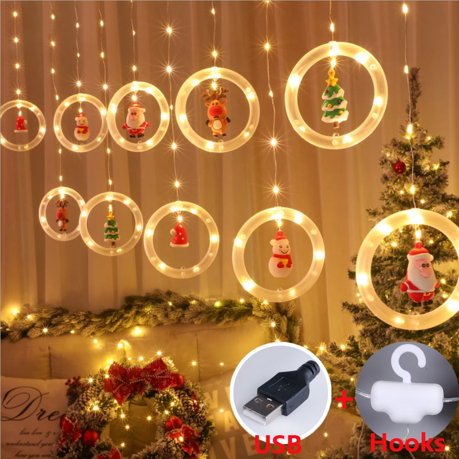 

LED Holiday Light Christmas Lights for Room Decoration Lamp Room Decor Gift Garland New Year Decor String Lights Christmas Decor