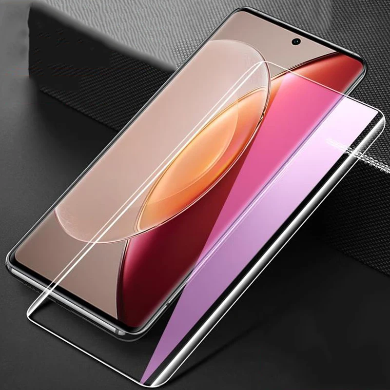 For Vivo X90 Pro Plus UV Liquid HD Anti Blue Matte Frosted Tempered Glass Screen Protector for Vivo X90Pro Plus Protective Glass