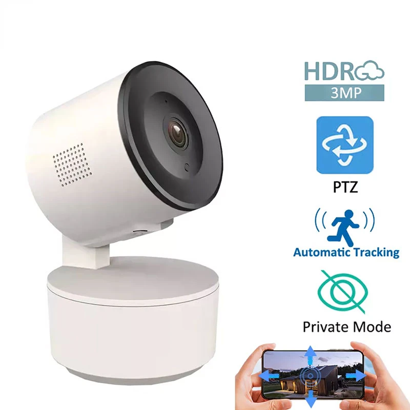 

New Mini WiFi 3MP HD IP Camera 1080P Security Automatic Tracking Motion Detecting Voice Intercom Indoor Baby Monitor
