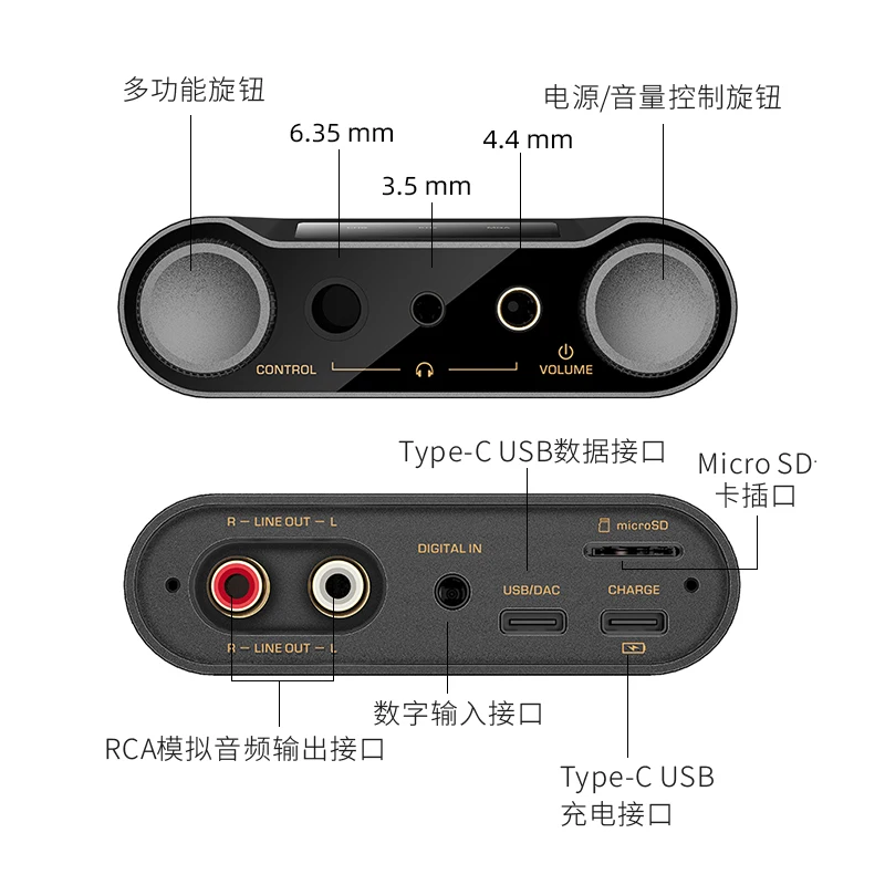 SHANLING H7 Усилитель для наушников Hi-Res HIFI Портативный MQA AMP USB DAC AK4191EQ AK4499EX DAP Bluetooth 5.0 LDAC
